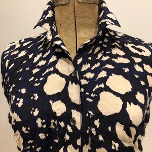 VANS | Animal print long sleeve with cut outs